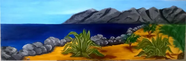 «Sognando Tenerife» — Dipinto di Annarita Camassa